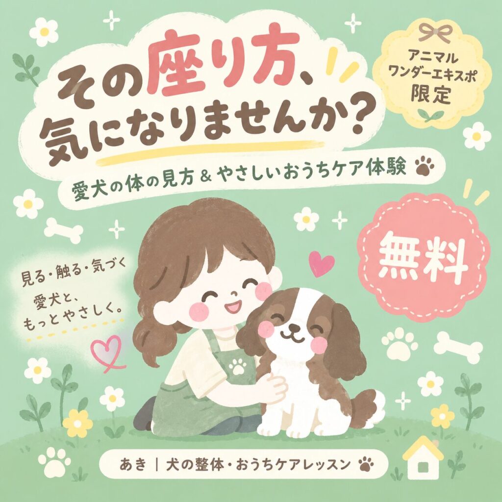 大木あき★犬の整体・おうちケアレッスン